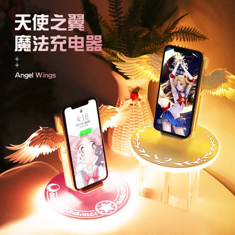 Angel Wings Charger for iPhone Samsung Android phones