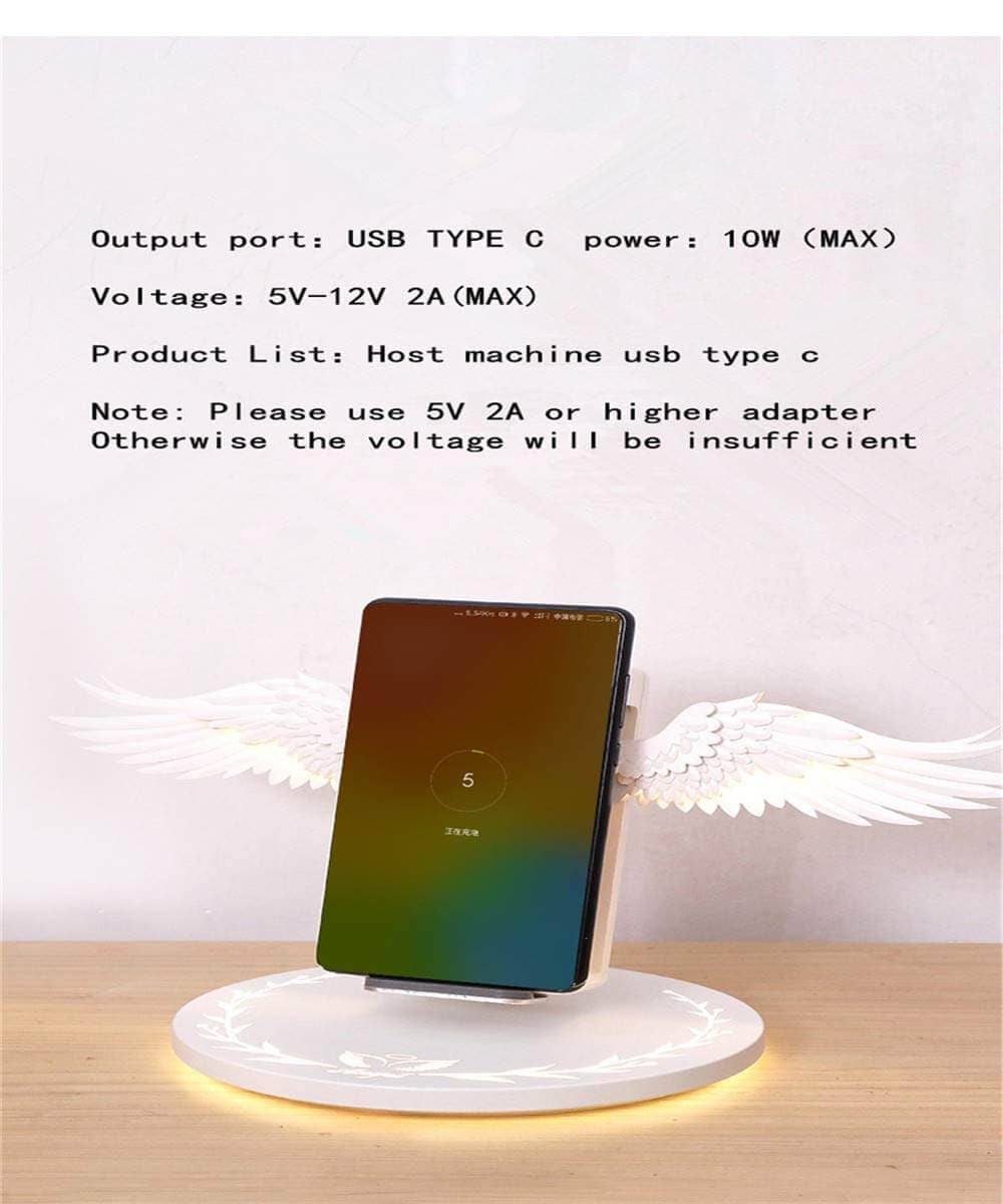 Angel Wings Charger for iPhone Samsung Android phones