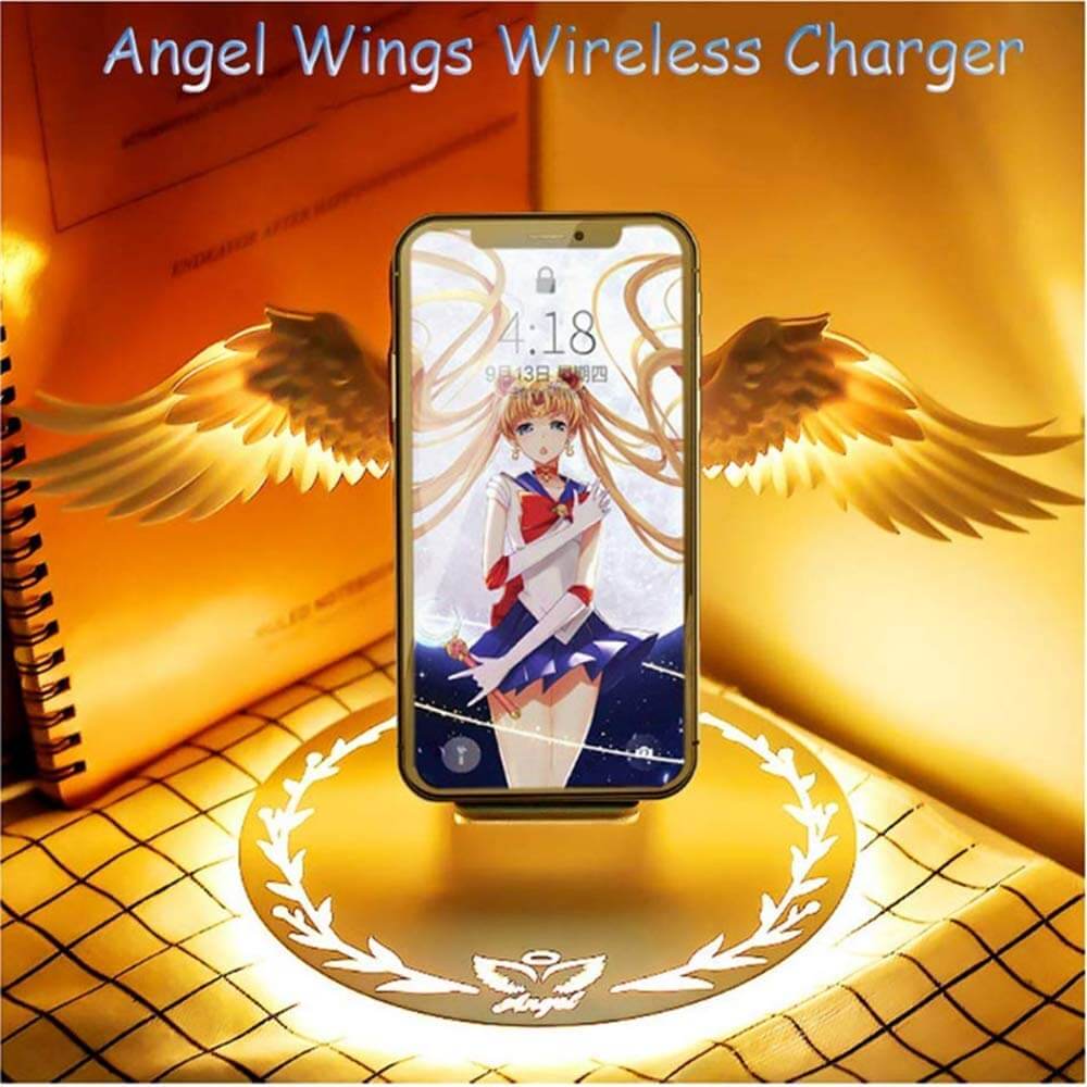 Angel Wings Charger for iPhone Samsung Android phones