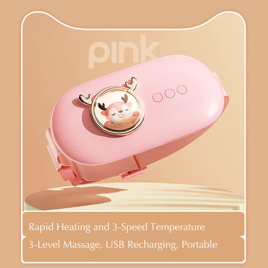 Portable Electric Heating Pad with Massager