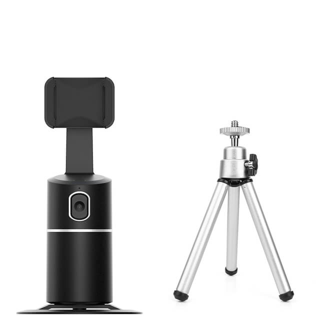 All-in-one AI Smart Shooting Selfie Stick 360 Rotation Object Tracking Holder Face Tracking Camera Phone Holder Record Gimbal